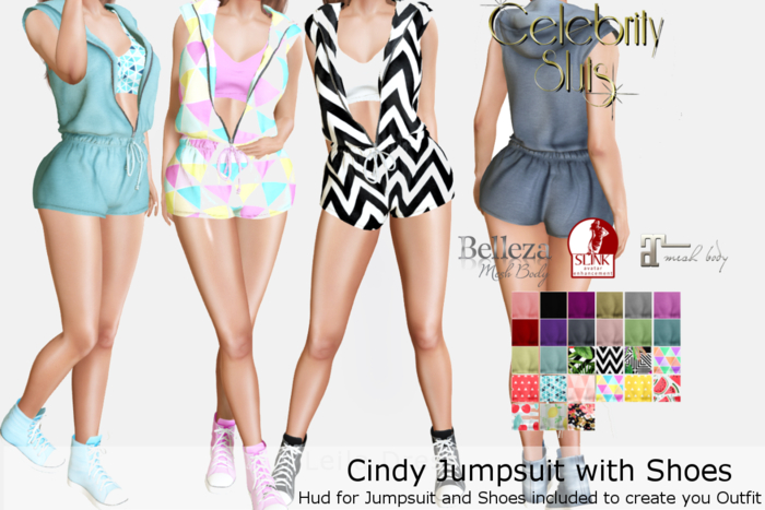 CS: Cindy Jumpsuit with Ankle Shoes
