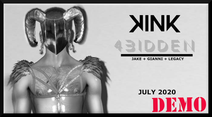 KINK By .::4BIDDEN::. Horn Mask & Feather Harness DEMO