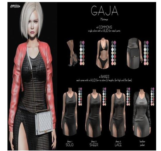 amias - GAJA underwear coral - !REZ ME!