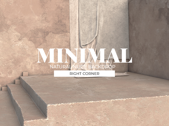 MINIMAL - Natural Nude Backdrop Right Corner