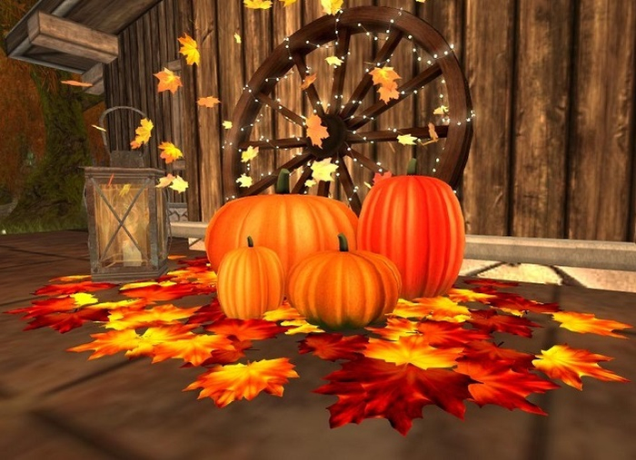 Autumn Wagon Wheel