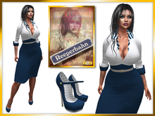 C.CHANTAL Blue & White Marine Outfit #3 REEPERBAHN [Maitreya]