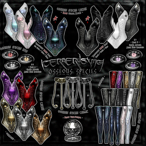15. [CX] Osseous Species Stocking - Gray - M