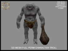 GD MESH FULL PERM CHARACTER TROLL