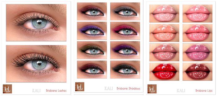 ::KALI:: Brisbane Makeup Collection (Lelutka Evolution)