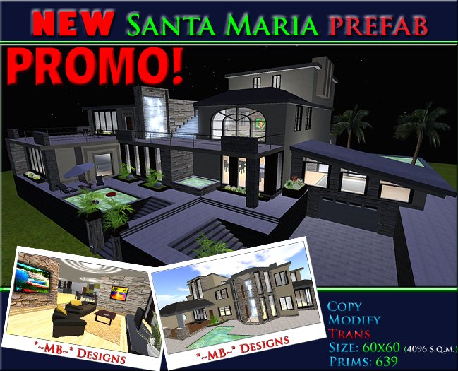 1 WEEK PROMO!! *~MB~* Santa Maria Prefab/Villa/House/Home (UNFURNISHED)