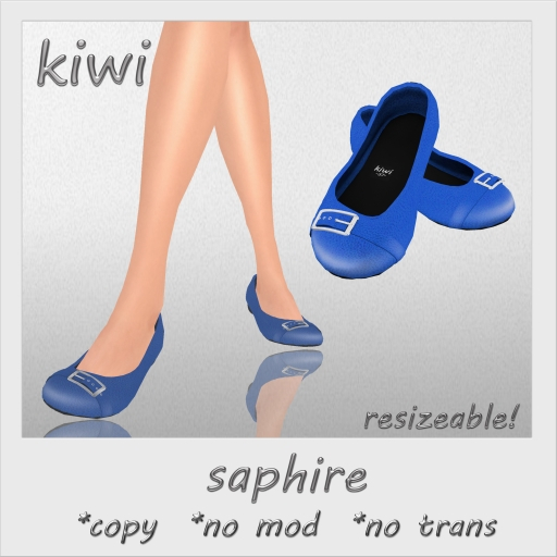 KIWI SAPHIRE FLATS (BLUE)