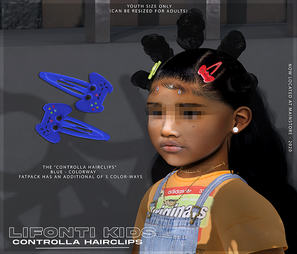 LFK. - Controlla Hairclips - Blue