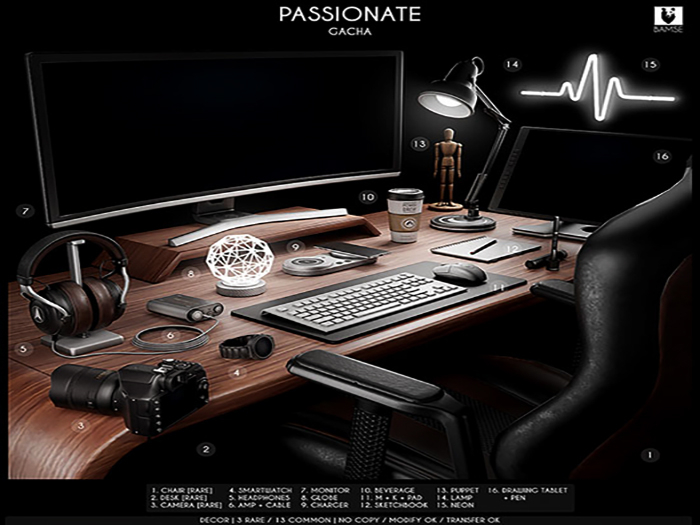 1. BAMSE : Passionate - Chair RARE