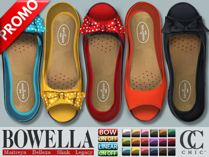[CHIC] PROMO BOWELLA OPEN TOE BALLERINE