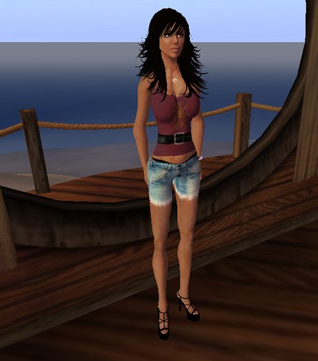 ! Bliss Designs - Complete Human Female Avatar & Sharon Shorts Outift