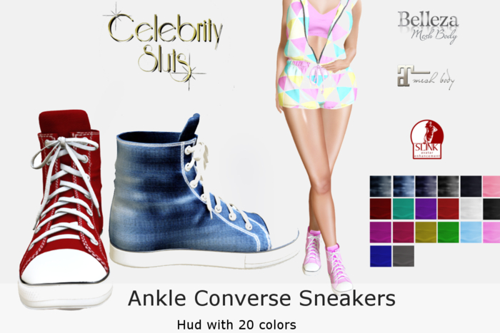 CS: Cindy Ankle Converse Sneakers