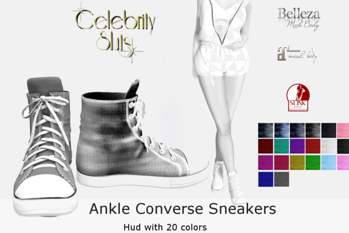 CS: Cindy Ankle Converse Sneakers Demo