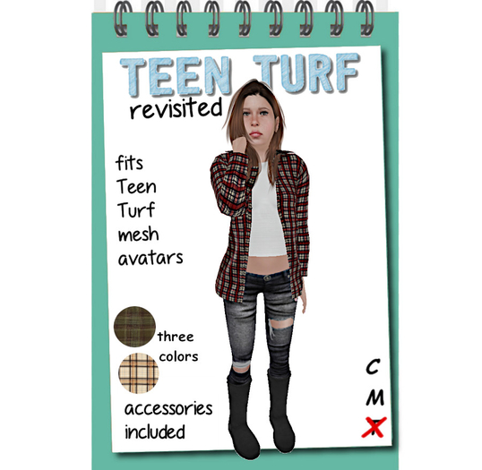 Teen Turf Boyfriend Flannel