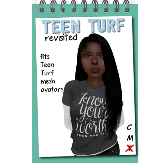 Teen Turf Know Your Worth Tee
