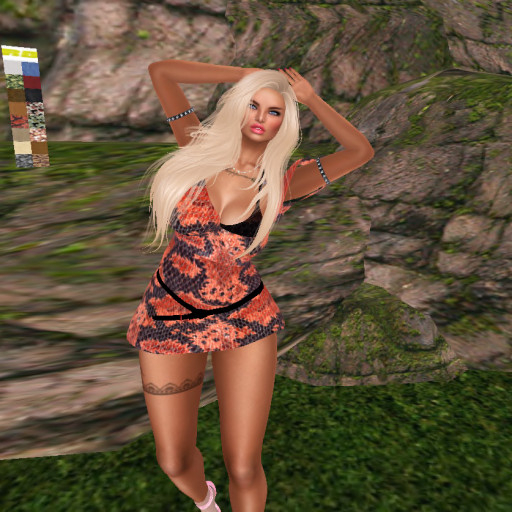 *RD*  BELTED TANK DRESS W BRA V2 (BOXED)