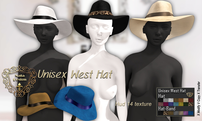 Nala Design  - Unisex West Hat Mesh