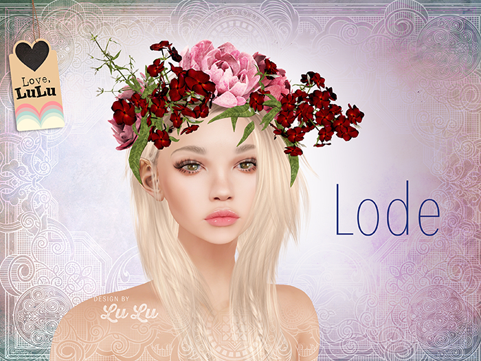 *LODE* Head Accessory - Phlox Wreath [rosy] RARE