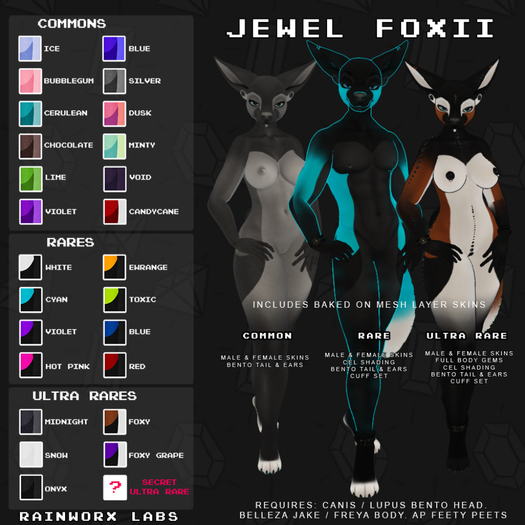 [RL] JEWEL FOXII-DO NOT OPEN!! -LEGACY-COMMON-MINTY