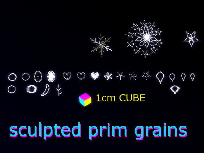 sculpted prim map GRAINS for jewel FULL PERMISSION