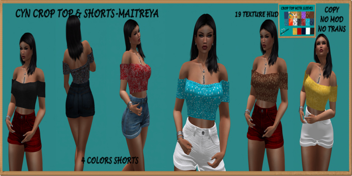 CYN CROP TOP & SHORTS MAITREYA