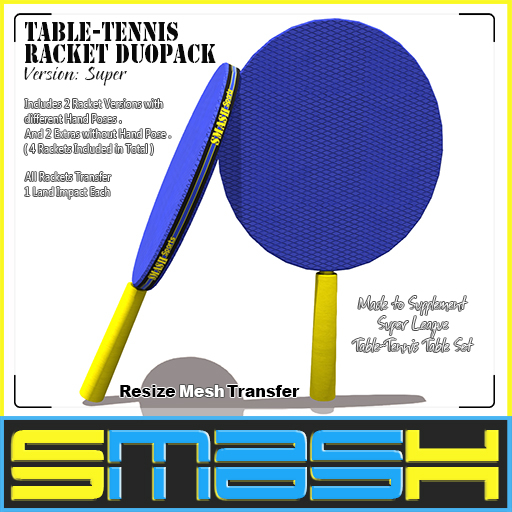 SMASH - Table-Tennis Racket DuoPack (Super)