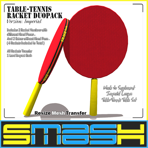 SMASH - Table-Tennis Racket DuoPack (Imperial)