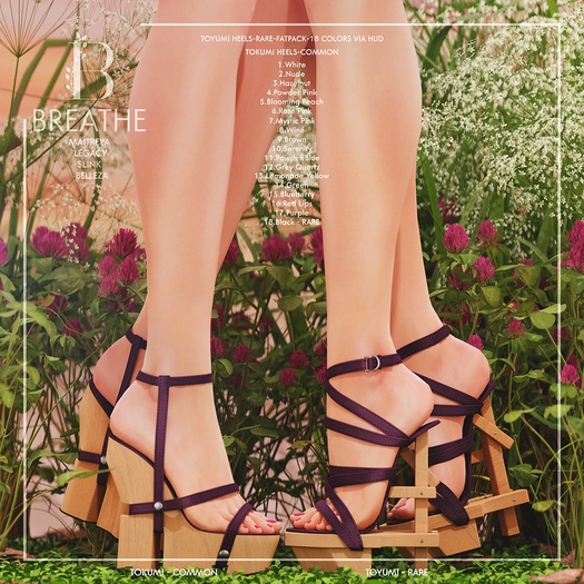 [BREATHE]-Toyumi Heels-Fatpack-Legacy- RARE