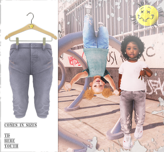 Admirable- Twill Jeans (Grey)