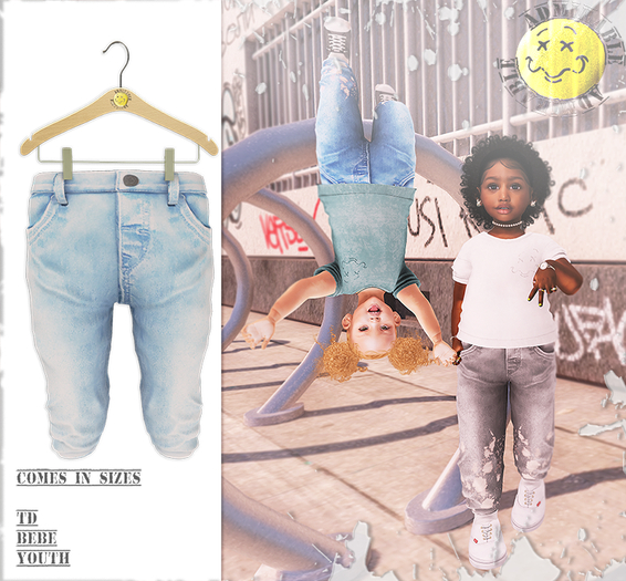 Admirable- Denim Jeans (Bleached)