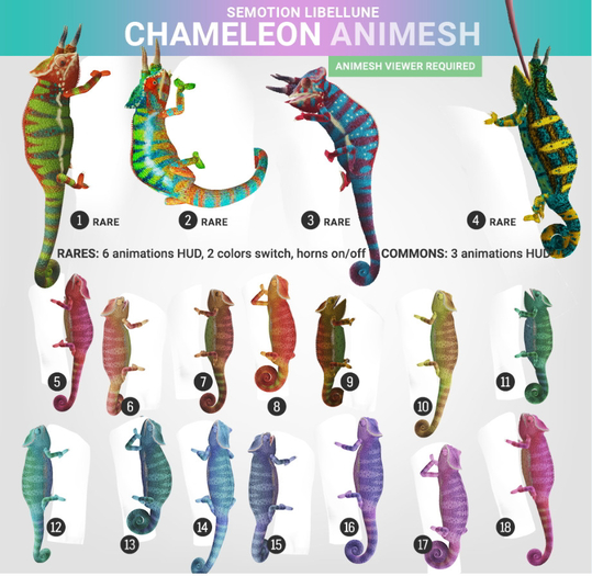 SEmotion Libellune Chameleon Animesh #5