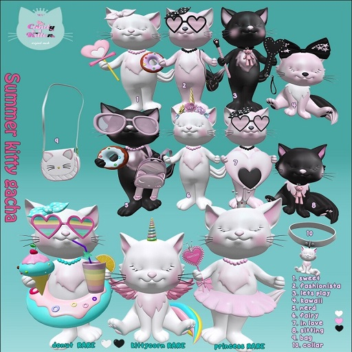 *CK* Summer kitty lets play pink