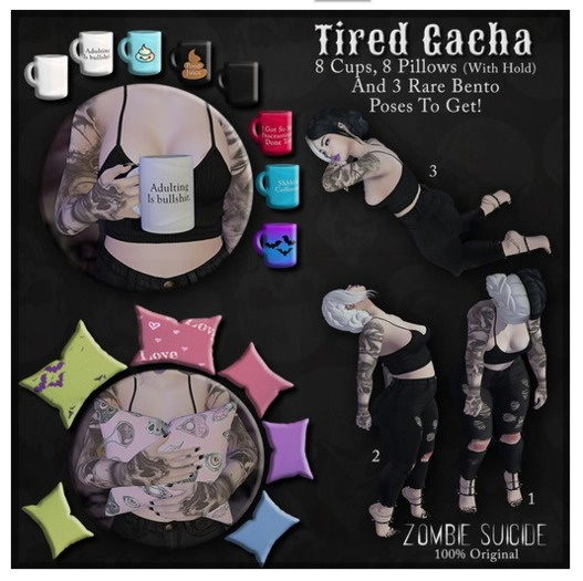 :Z.S: Tired Gacha - Mug White