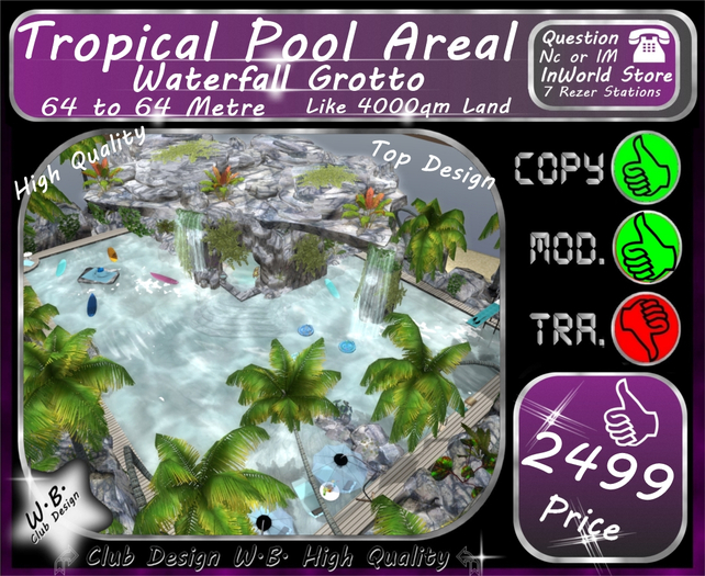 * Tropical Pool Areal * Fully Equipped *