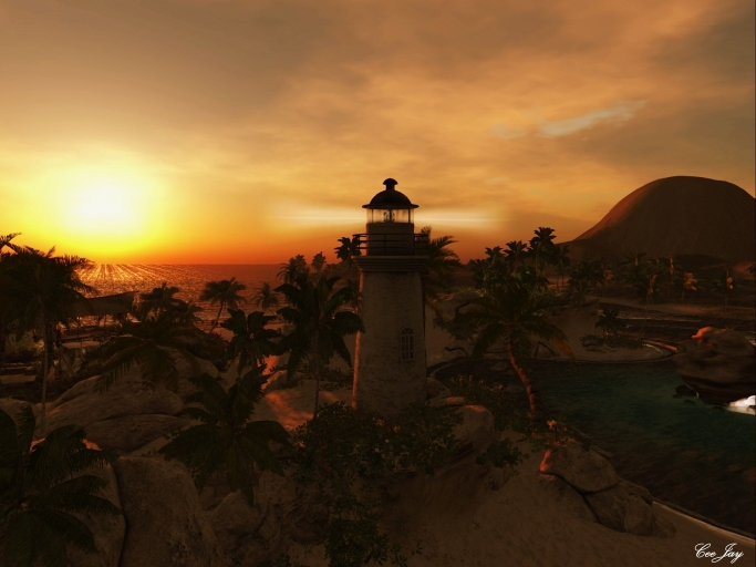 Sunset Over Oasist [C]
