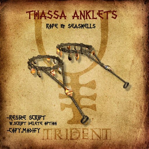 Thassa Anklets