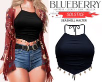 Blueberry - Solstice - Seashell Tops - Sky