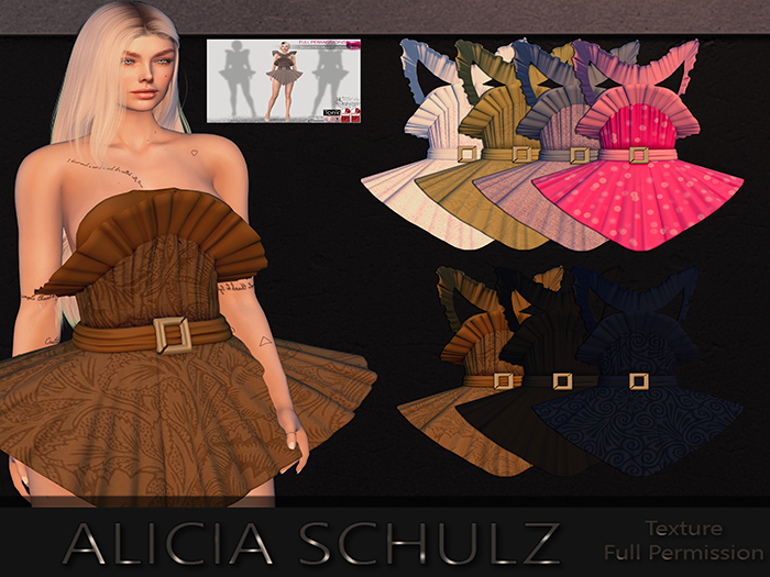 [Alicia Schulz] Texture for MI963930 Brown Mini Hout Couture S2