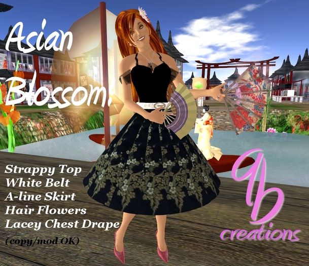 QB's Black Asian Blossoms 