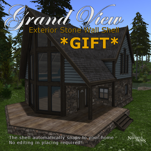 Grand View Exterior Stone Wall Shell *GIFT* (BOXED)