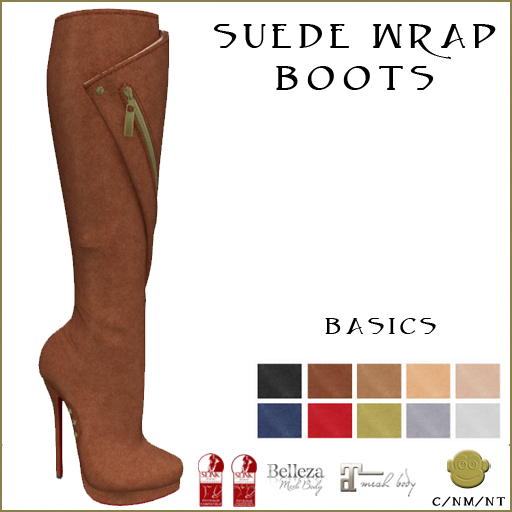 BM Suede Wrap Boots Basics