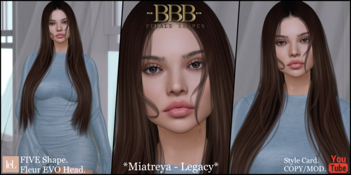 ~BBB~  FIVE Shape - LeL - Fleur EVO Head