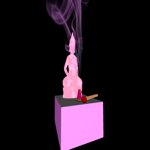 Y.B.'s PinkButterflyPurpleHazeBudha