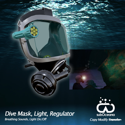 Dive Mask & Dive FlashLight