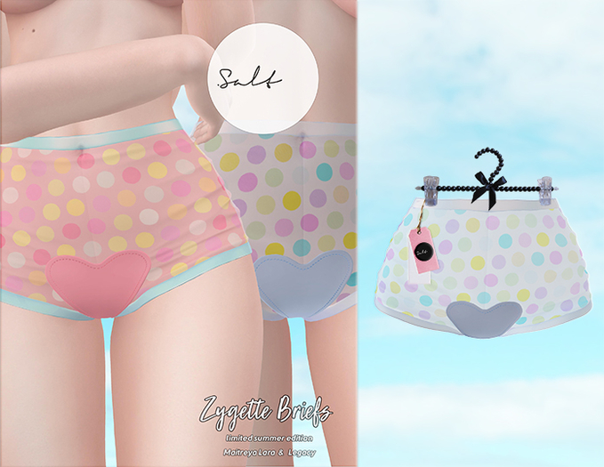 .SALT - ZYGETTE DOTS - WHITE/SKY [WEAR]