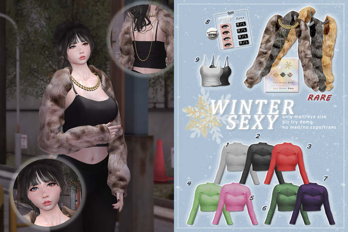 ^BADa^winter sexy RARE + HUD MAITREYA