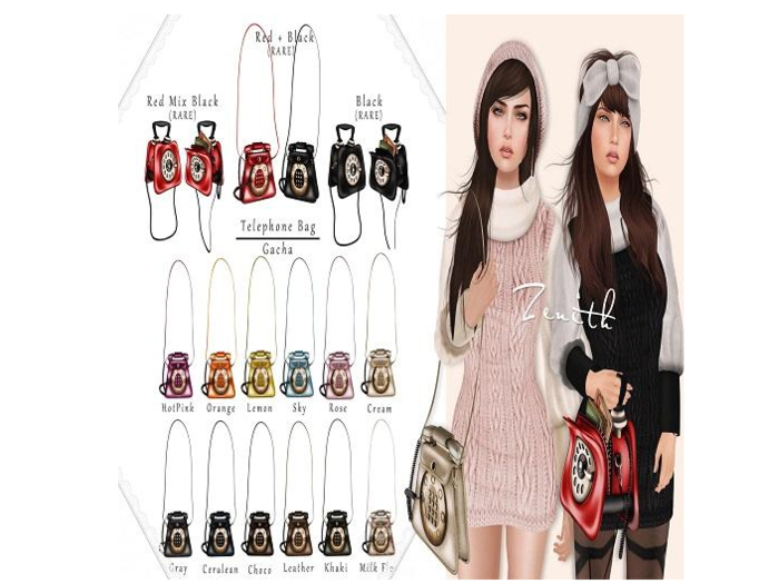 =Zenith=Phonebag (Red mix Black) - RARE