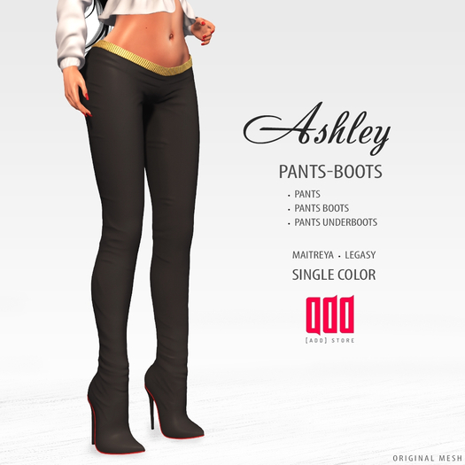 20371 [ADD] Ashley PantsBoots - Dark