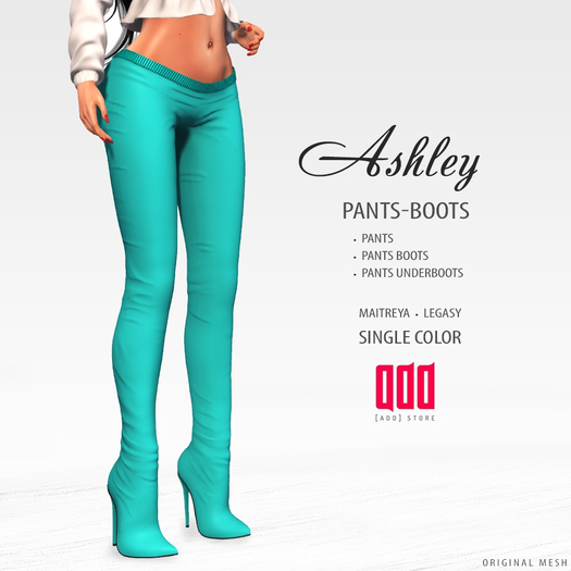 20358 [ADD] Ashley PantsBoots - Turquoise
