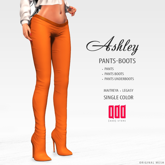 20360 [ADD] Ashley PantsBoots - Orange